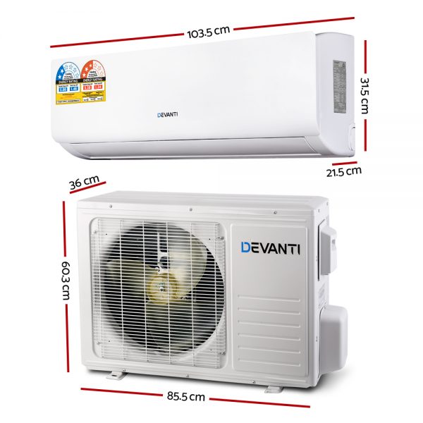 Devanti 4-in-1 5.0kW Split System Inverter Air Conditioner