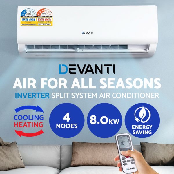 Devanti 8.0KW Split System Reverse Cycle Air Conditioner