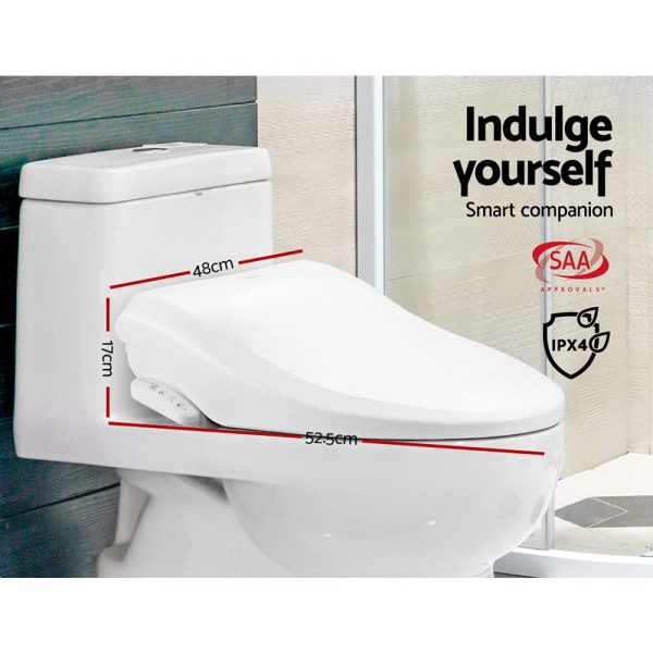 Cefito Smart Electric Bidet Toilet Seat Washlet Auto Electronic Cover Remote Control