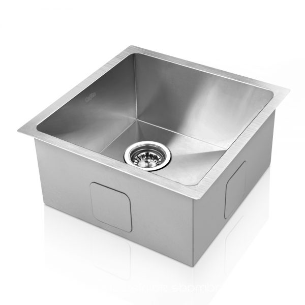 Cefito Stainless Steel Kitchen Sink 510X450MM Under Topmount Sinks Laundry Bowl Silver