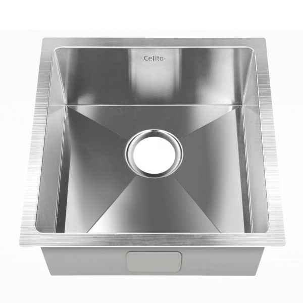 Cefito Stainless Steel Kitchen Sink 510X450MM Under Topmount Sinks Laundry Bowl Silver