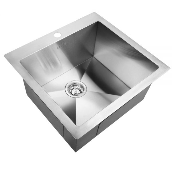 Cefito Stainless Steel Kitchen Sink 530X500MM Under Topmount Sinks Laundry Bowl Silver
