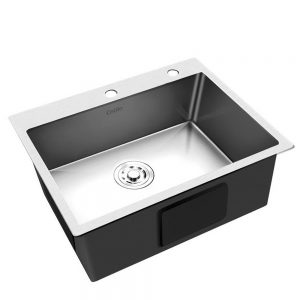Cefito Stainless Steel Kitchen Sink 550X450MM Under Topmount Sinks Laundry Bowl Silver