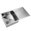 Cefito Stainless Steel Kitchen Sink 750X450MM Under Topmount Sinks Laundry Bowl Silver