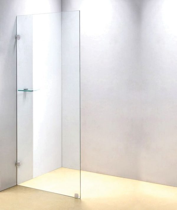 800 x 2100mm Frameless 10mm Safety Glass Shower Screen - Image 5