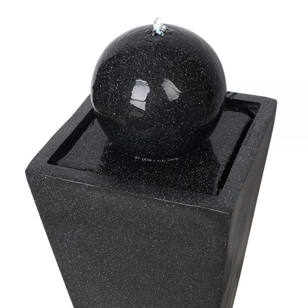 Gardeon Solar Powered Water Fountain - Black - Image 3