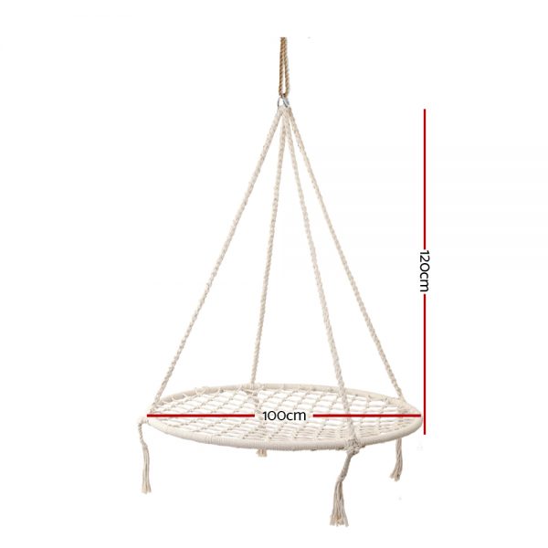 Keezi Kids Nest Swing Hammock Chair - Image 2