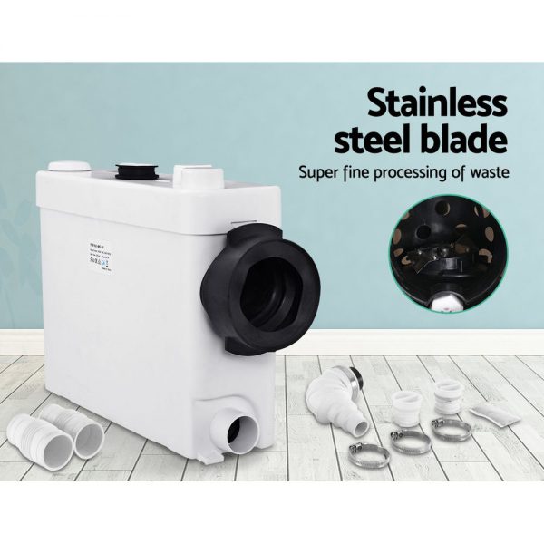 400W Macerator Sewerage Pump Waste Toilet Sewage Water Disposal Marine Basement - Image 3