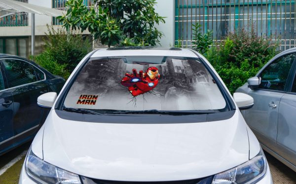 Marvel Avengers Sun Shade [150cm x 70cm] - IRON MAN - Image 3