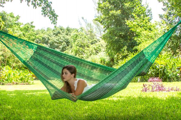 King Size Cotton Hammock in Jardin - Image 5