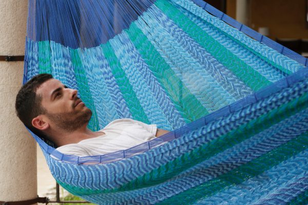 Jumbo Size Nylon Plus Hammock in Caribe - Image 4