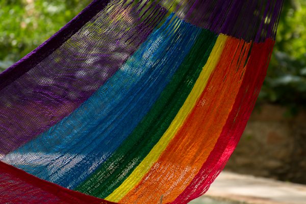 King Nylon Plus Hammock in Rainbow - Image 6