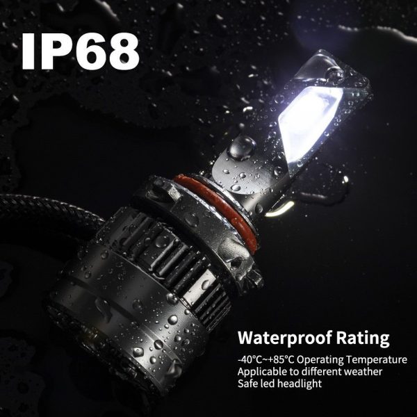 Pair LED Headlight Kit Driving Lamp CSP 9005 High Low Beam Canbus ERROR FREE - Image 3