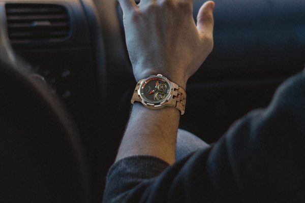 Men Dual Wheel Automatic Walnut Wood Watch - Image 4