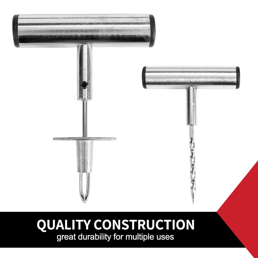 Tyre Repair Kit 67 pcs Emergency Tools Set Car Truck Trailers Motorcycle Bike - Image 4